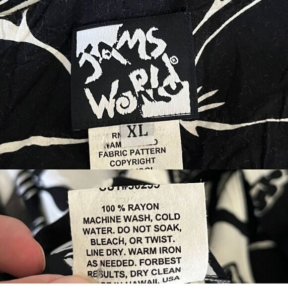 Vintage Jams World Women's Size L Monochromatic Floral Hawaiian Tank Mini Dress - Picture 3 of 13